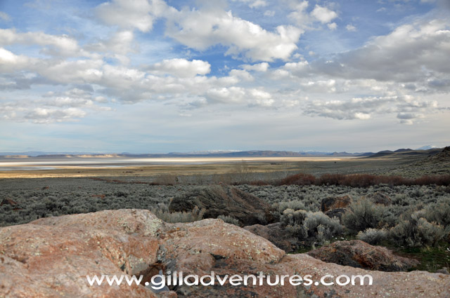 Alvord Desert from Pike Creek boulders