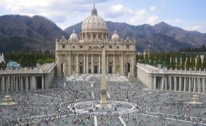 Tobu World Square Diorama of St. Peters Basilica
