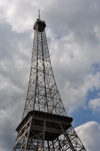 Mini Europe version of the Eiffel Tower