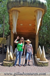 Cango-Entrance The crocodile mouth entry to the Cango Wildlife Ranch
