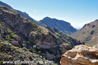 rock sentinel phoneline trail sabino canyon